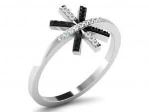 diamond ring for ladies Modèles 3D en vedette