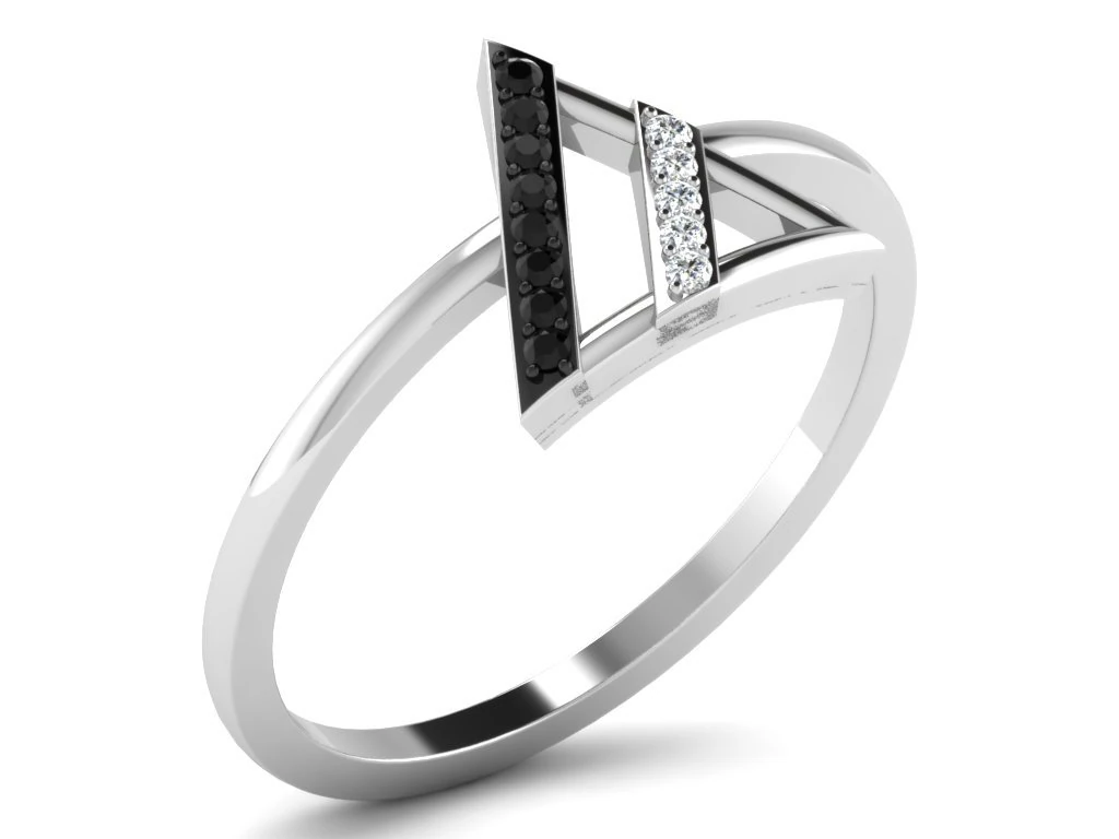 diamond ring for ladies 3D Print Model .c4d .max .obj .3ds .fbx .stl .blend