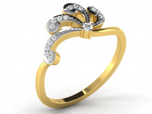 diamond ring for ladies 3D 프린트 모델
