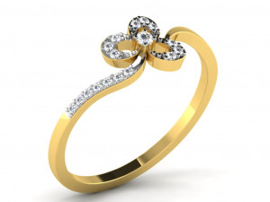 diamond ring for ladies 3D 프린트 모델