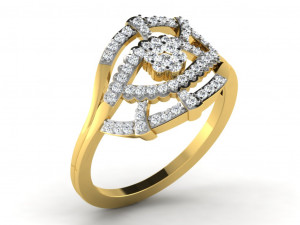 diamond ring for ladies 3Dプリントモデル