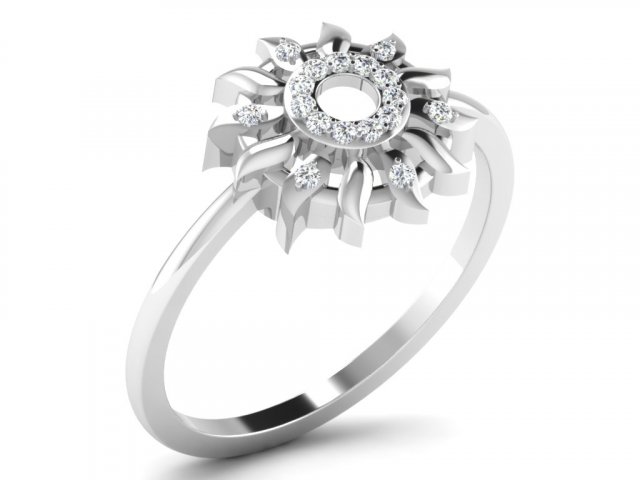 diamond ring for ladies 3D 打印模型 .c4d .max .obj .3ds .fbx .stl .blend 