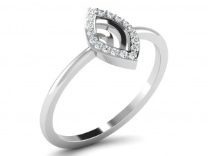 diamond ring for ladies 3D प्रिंट मॉडल