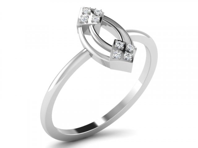 diamond ring for ladies 3D प्रिंट मॉडल .c4d .max .obj .3ds .fbx .stl .blend 