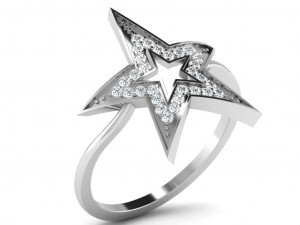diamond ring for ladies 3Dプリントモデル