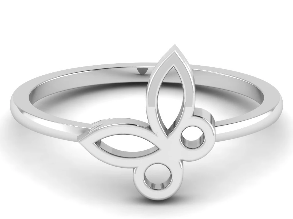 diamond ring for ladies 3D Print Model .c4d .max .obj .3ds .fbx .stl .blend