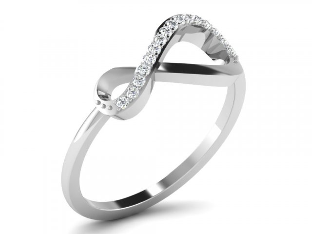 diamond ring for ladies 3D प्रिंट मॉडल .c4d .max .obj .3ds .fbx .stl .blend 