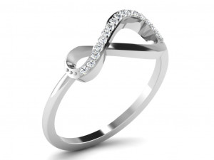 diamond ring for ladies 3Dプリントモデル