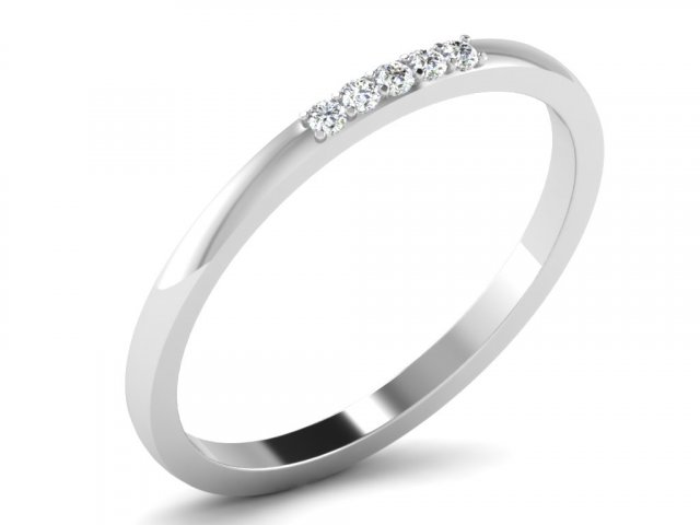 diamond ring for ladies 3Dプリントモデル .c4d .max .obj .3ds .fbx .stl .blend 