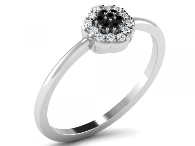diamond ring for ladies 3D printmodel .c4d .max .obj .3ds .fbx .stl .blend 