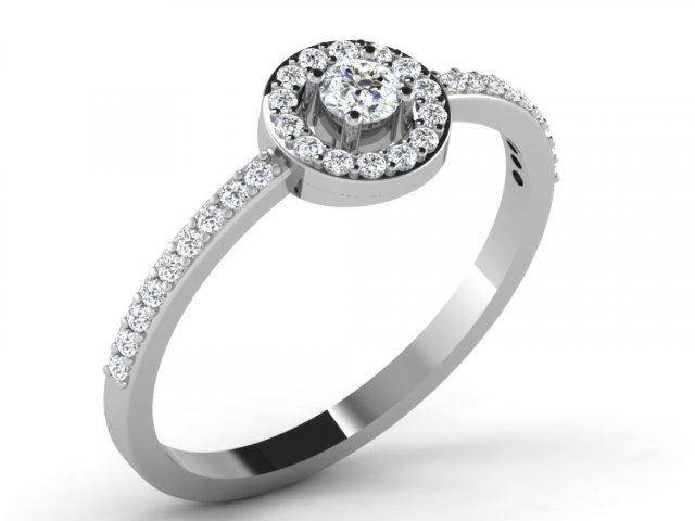 diamond ring for ladies Modelo de impresión 3D .c4d .max .obj .3ds .fbx .stl .blend 