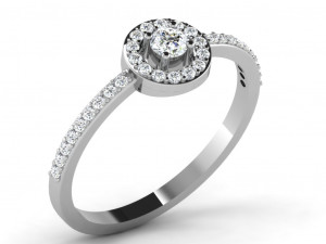 diamond ring for ladies Modèles 3D en vedette