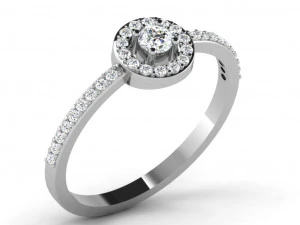 diamond ring for ladies 3D Print Model