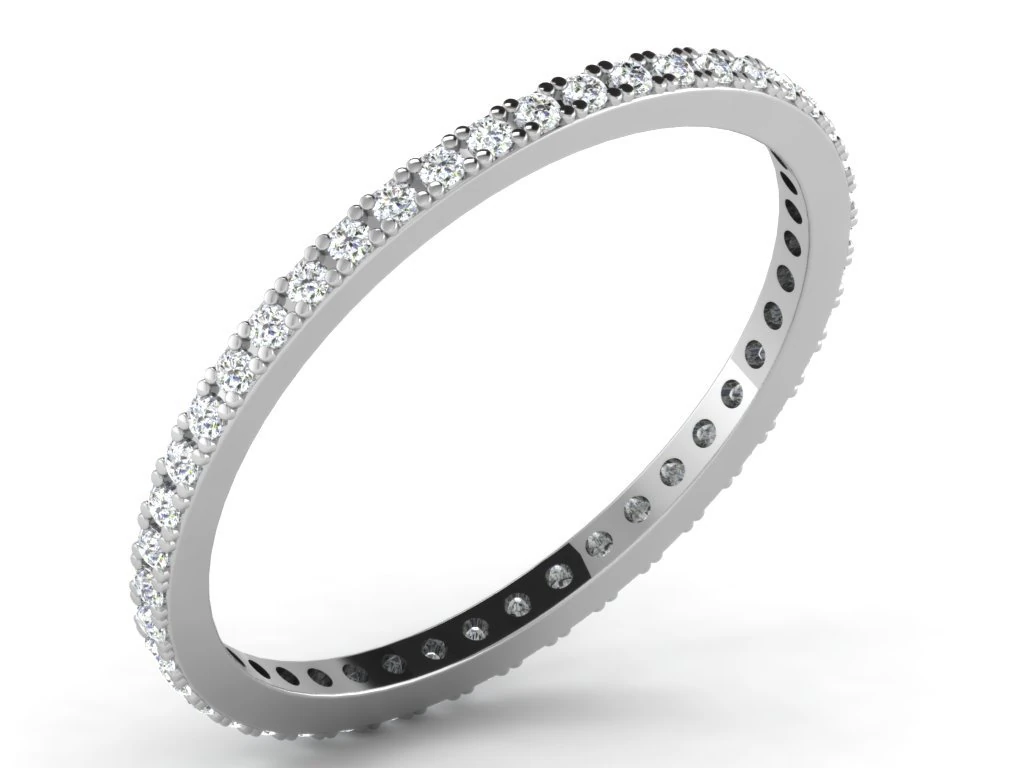 diamond ring for ladies 3D Print Model .c4d .max .obj .3ds .fbx .stl .blend 