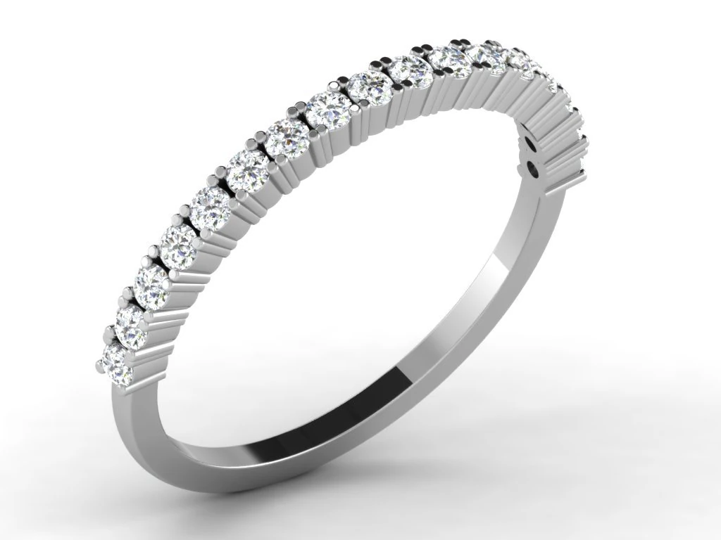 diamond ring for ladies 3D Print Model .c4d .max .obj .3ds .fbx .stl .blend 