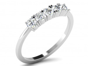 diamond ring for ladies Modèles 3D en vedette