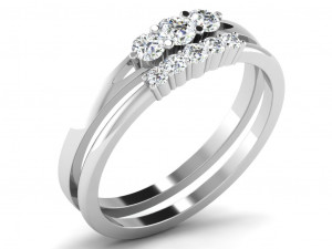 diamond ring for ladies 3D Принт Модель