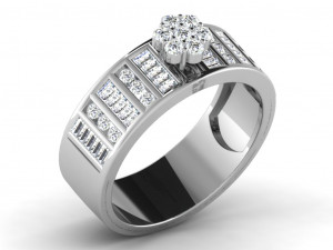 diamond ring for ladies 3Dプリントモデル