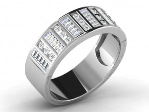 diamond ring for ladies 3D Print Model