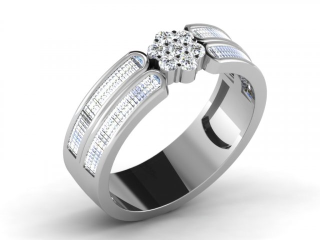 diamond ring for ladies Modelo de impresión 3D .c4d .max .obj .3ds .fbx .stl .blend 