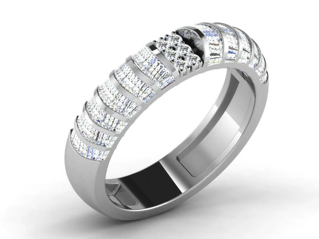 diamond ring for ladies 3D Print Model .c4d .max .obj .3ds .fbx .stl .blend