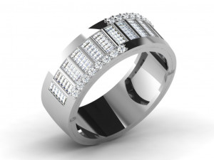 diamond ring for ladies 3D Принт Модель