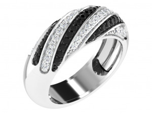 diamond ring for ladies Modèles 3D en vedette