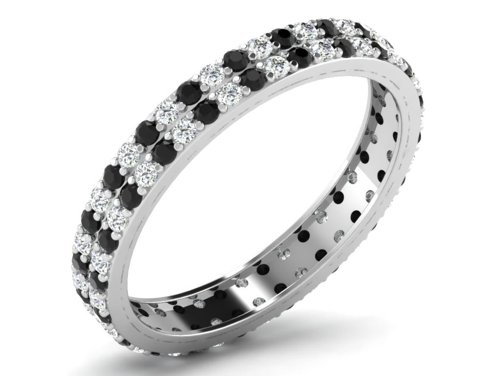 diamond ring for ladies 3D Print Model .c4d .max .obj .3ds .fbx .stl .blend 