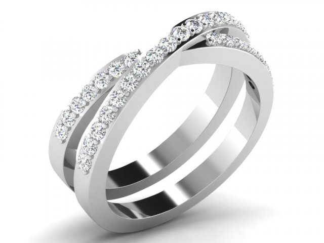 diamond ring for ladies 3D प्रिंट मॉडल .c4d .max .obj .3ds .fbx .stl .blend 