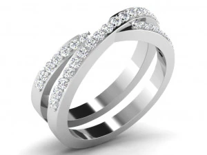 diamond ring for ladies 3D Print Model