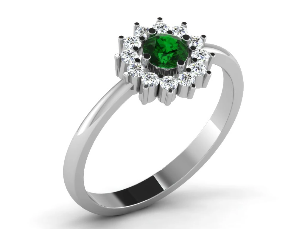 diamond ring for ladies 3D Print Model .c4d .max .obj .3ds .fbx .stl .blend 