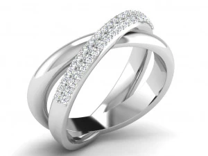 diamond ring for ladies 3D Print Model