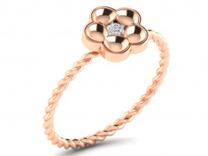 diamond ring for ladies 3D-printmodel