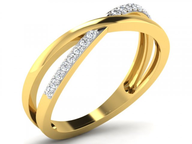 diamond ring for ladies Modèles 3D en vedette .c4d .max .obj .3ds .fbx .stl .blend 