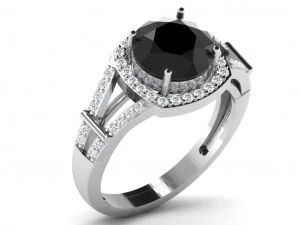 diamond ring for ladies 3D Print Model