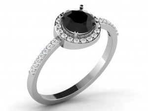 diamond ring for ladies Modelo de Impressão 3D