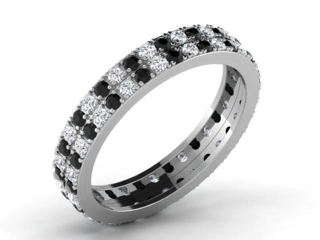 diamond ring for ladies 3Dプリントモデル .c4d .max .obj .3ds .fbx .stl .blend 