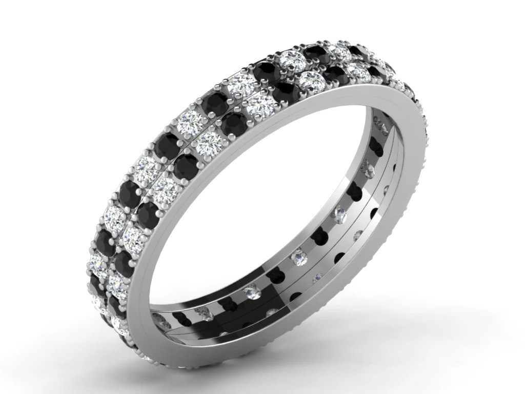 diamond ring for ladies 3D Print Model .c4d .max .obj .3ds .fbx .stl .blend 