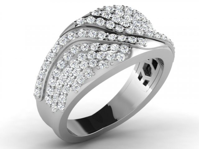 diamond ring for ladies 3D Druckmodell .c4d .max .obj .3ds .fbx .stl .blend 
