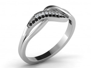 diamond ring for ladies 3D प्रिंट मॉडल