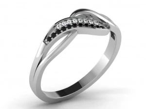diamond ring for ladies 3D Print Model