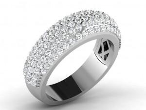 diamond ring for ladies Modelo de Impressão 3D