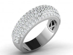 diamond ring for ladies 3D Print Model