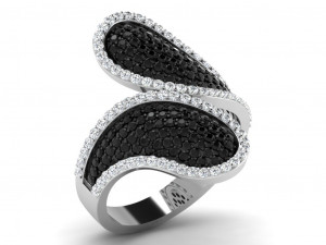 diamond ring for ladies Modelo de Impressão 3D