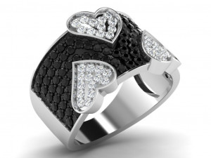 diamond ring for ladies 3D 프린트 모델