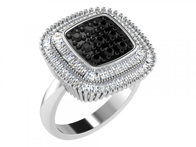 diamond ring for ladies Model do druku 3D .c4d .max .obj .3ds .fbx .stl .blend