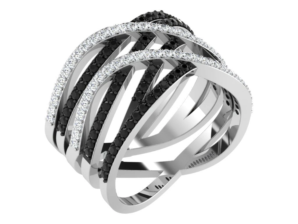 diamond ring for ladies 3D Print Model .c4d .max .obj .3ds .fbx .stl .blend 