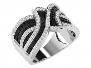 diamond ring for ladies Modelo de Impressão 3D