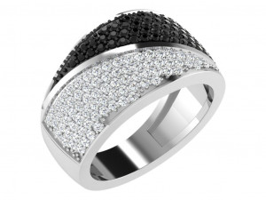 diamond ring for ladies Modello di stampa 3D
