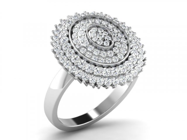 diamond ring for ladies Modelo de Impressão 3D .c4d .max .obj .3ds .fbx .stl .blend 